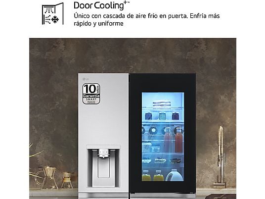 LG InstaView GSXE90MBAD – Refrigerador Side - Imagen 5