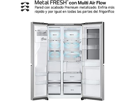 LG InstaView GSXE90MBAD – Refrigerador Side - Imagen 8