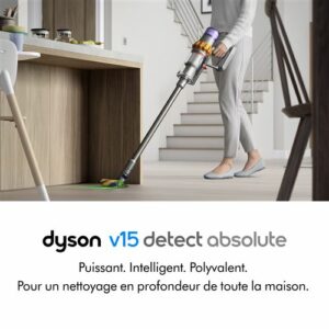 Dyson V15 – Aspiradora escoba inalámbrica