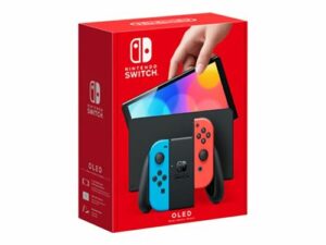 Nintendo Switch OLED Neón – Consola híbrida con pantalla OLED de 7 pulgadas, 64 GB