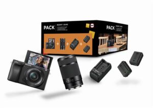 Sony Alpha 6400 Kit Doble – Cámara híbrida APS-C de 24,2 MP