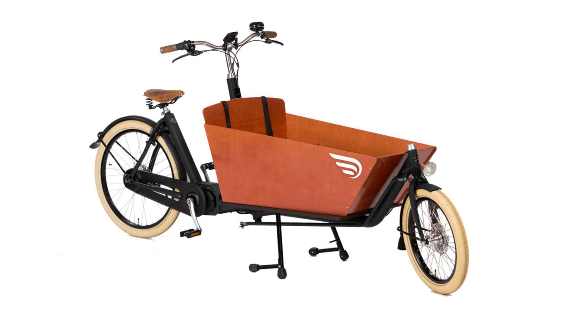 Bicicleta de carga eléctrica Bakfiets Confort SHIMANO E-BIKE SYSTEMS