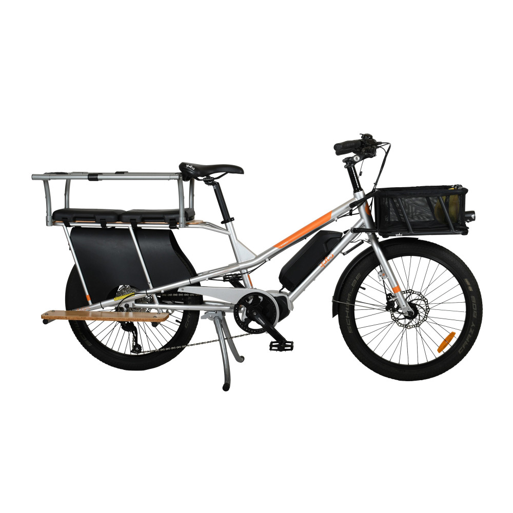 Yuba Kombi E5 Bicicleta Cargo Eléctrica Longtail Shimano STEPS E5000 418Wh - Imagen 3