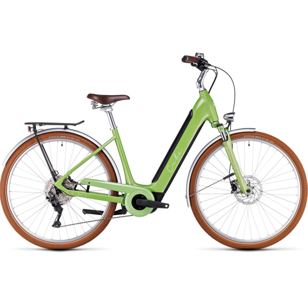 Bicicleta eléctrica urbana CUBE Ella Ride Hybrid 500 2025