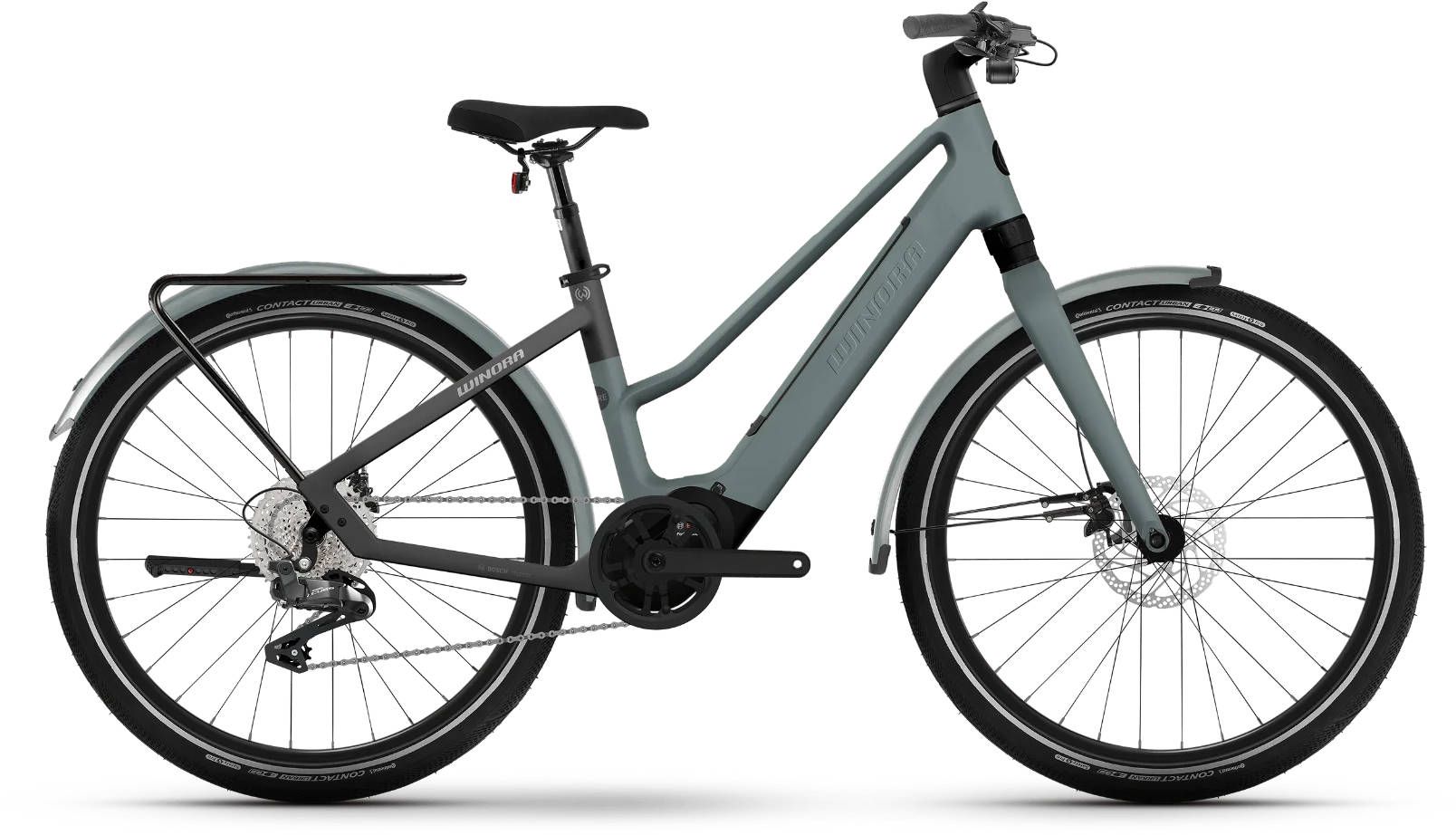 Winora iRide Pure X10 2025 Bicicleta eléctrica urbana Bosch Performance Line SX 400 Wh