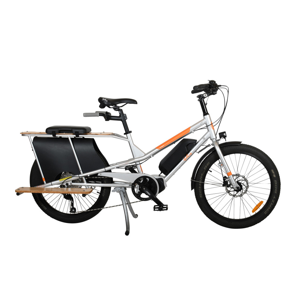 Yuba Kombi E5 Bicicleta Cargo Eléctrica Longtail Shimano STEPS E5000 418Wh - Imagen 4