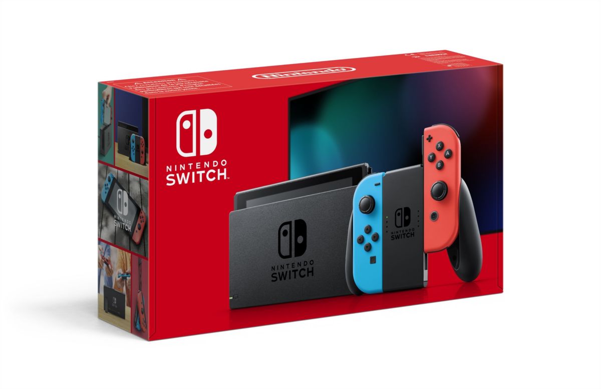 Consola Nintendo Switch azul neón/roja