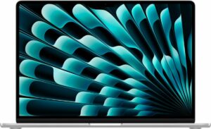 0195949839986_h_f_l_0-1.jpg Ordenador Apple MacBook Air de 15″, chip M4, CPU de 10 núcleos / GPU de 10 núcleos, 16 GB de RAM, almacenamiento SSD de 256 GB, pantalla Retina, color plata.