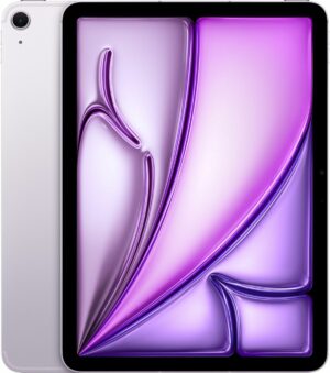 0195949986956_h_f_l_0-1.jpg Tableta Apple iPad Air 11 M3 de 128 GB, color malva, con conectividad celular (modelo 2025).
