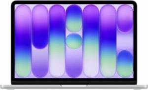 Apple MacBook Neo, chip A18 Pro, CPU de 6 núcleos / GPU de 5 núcleos, 8 GB de RAM, SSD de 512 GB, color plata con Touch ID.