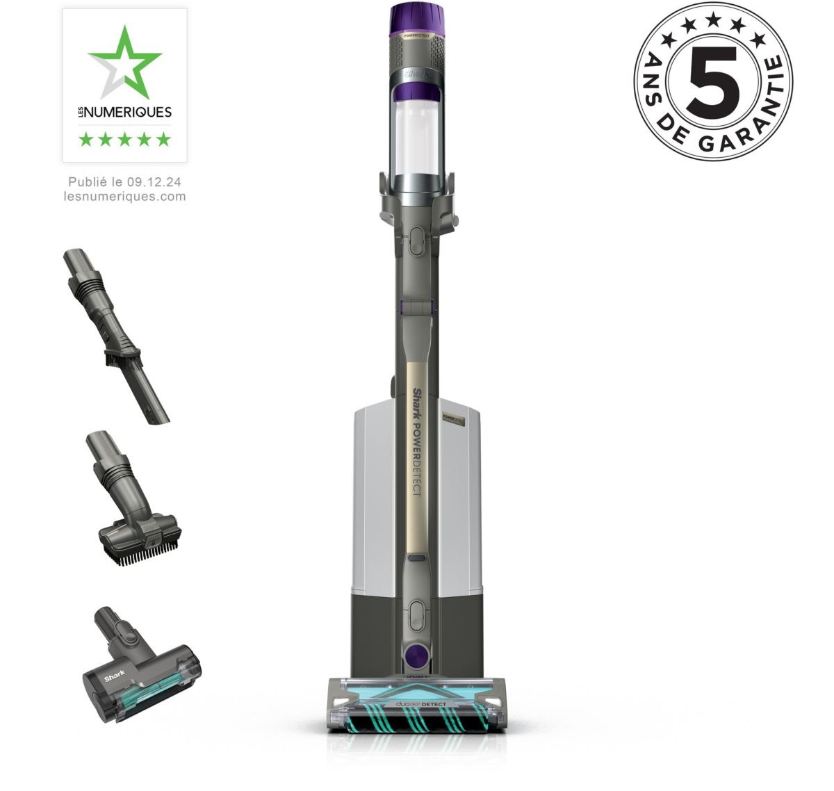 Aspiradora inalámbrica SHARK PowerDetect con base de vaciado automático IP3251EUT