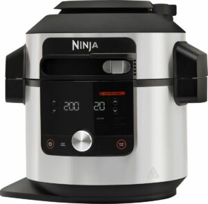 Olla multifunción NINJA Foodi Max OL650EU de 7,5 L con 12 modos de cocción, incluyendo freidora de aire (reacondicionada).