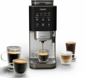 3016661181603_h_f_l_0-1.jpg Cafetera espresso KRUPS Coffee Crush Experience con molinillo, cafetera ultracompacta de grano a taza SA403BE0