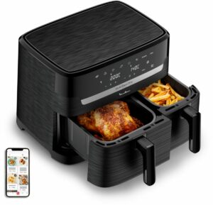 Freidora de aire MOULINEX Easy Fry Dual XXL de 8,3 L EZ901N20
