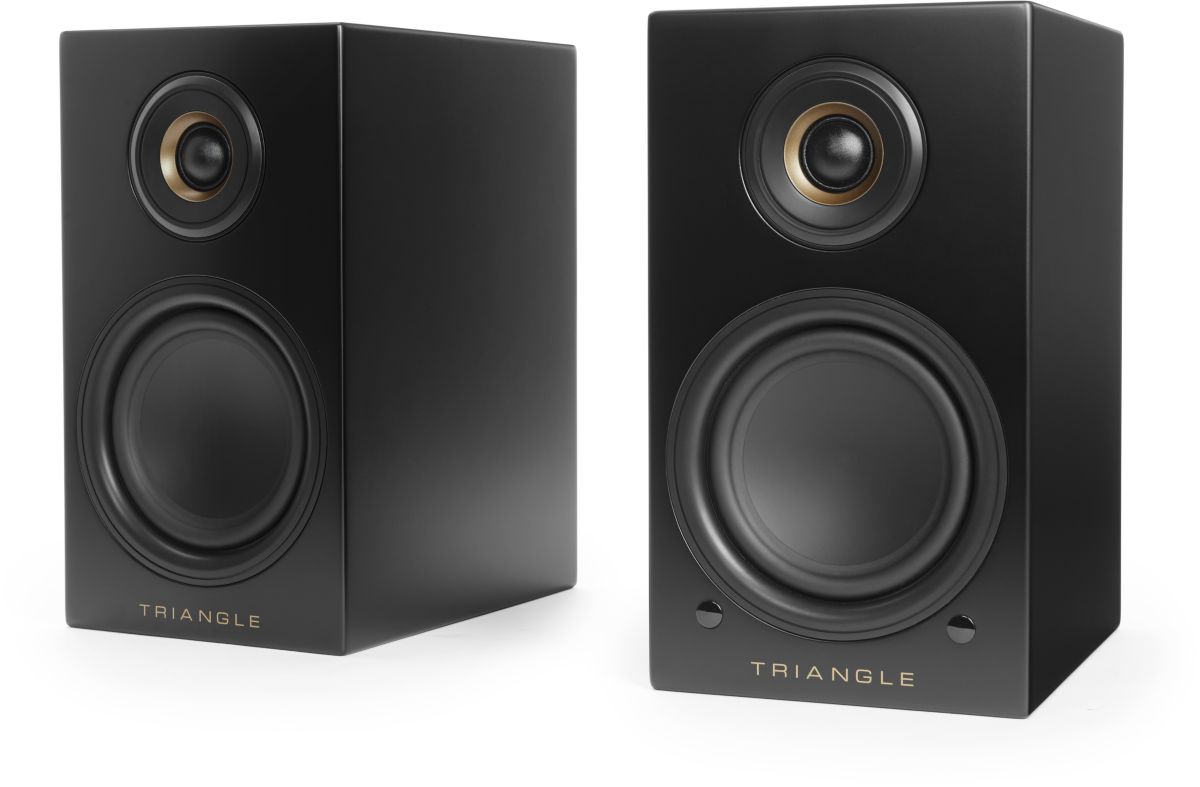 Altavoz de estantería activo TRIANGLE LN01A ELARA MATTE BLACK X2