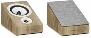 Altavoz envolvente TRIANGLE BRA1 de roble claro