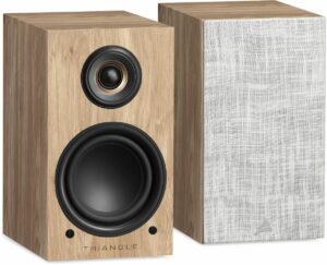 Altavoz de estantería activo TRIANGLE LN01A ELARA de roble claro
