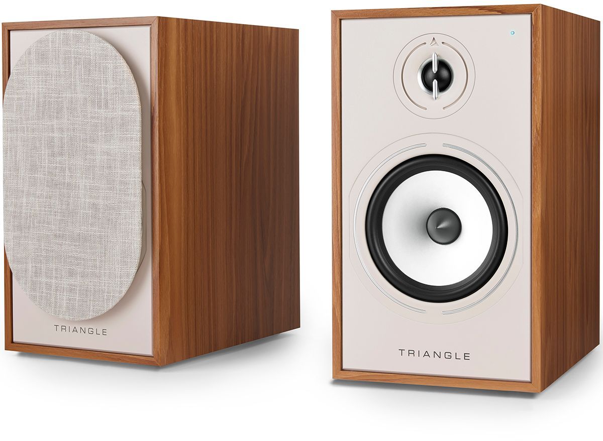 Altavoz de estantería activo TRIANGLE BR03 Connect Oak