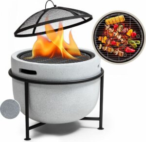 Brasero BLUMFELDT Grail – Gris claro
