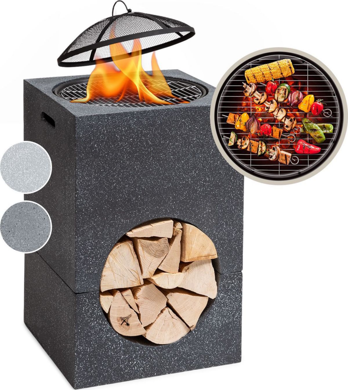 Brasero BLUMFELDT Monolith – Negro