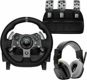 Volante Logitech G920 + Pedales + Auriculares Astro A10