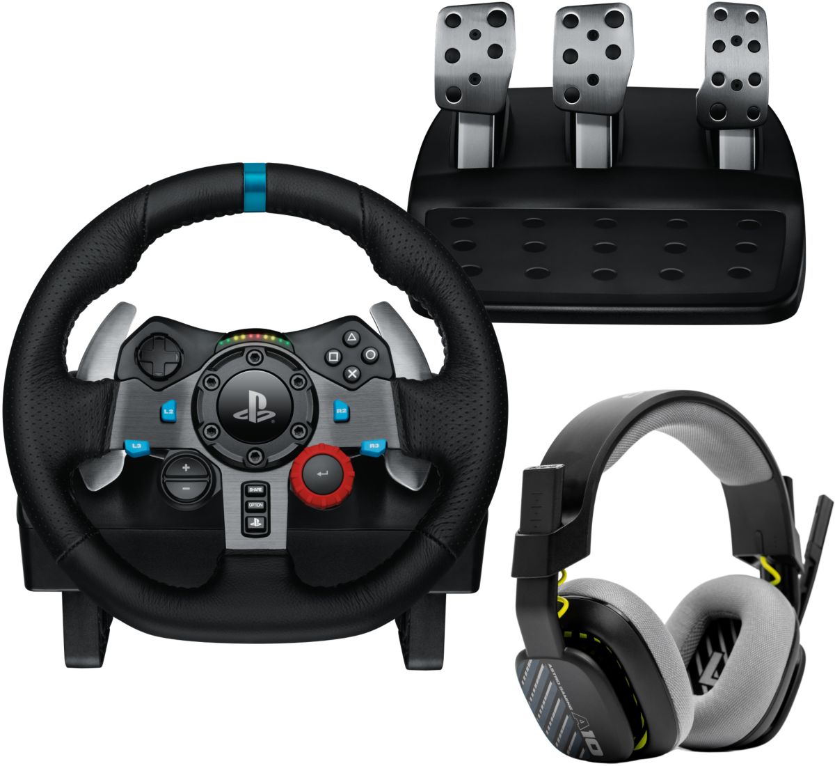 Volante Logitech G29 + Pedales + Auriculares Astro A10