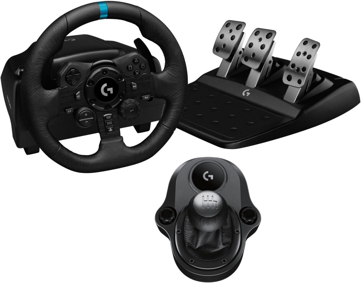 Volante Logitech G923 SE para Playstation + Palanca de cambios + Pedales