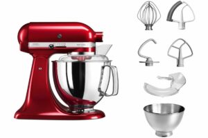 5413184200480_h_f_l_0-1.jpg Batidora KitchenAid 5KSM175PSECA color manzana caramelo, 4,8 L, bol con asa + bol de 3 L, batidor flexible y tapa.