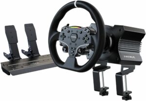 Volante y pedales para simulador de carreras MOZA RACING R5
