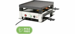 Parrilla para raclette y pizza SOLIS para 4 personas