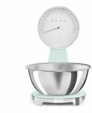 8017709344528_h_f_l_0-1.jpg Balanza de cocina SMEG KSF01PGWW, color verde aguamarina.