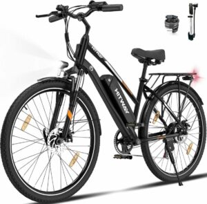 Bicicleta eléctrica HITWAY Bicicleta eléctrica HITWAY de 28″ BK27 Negra