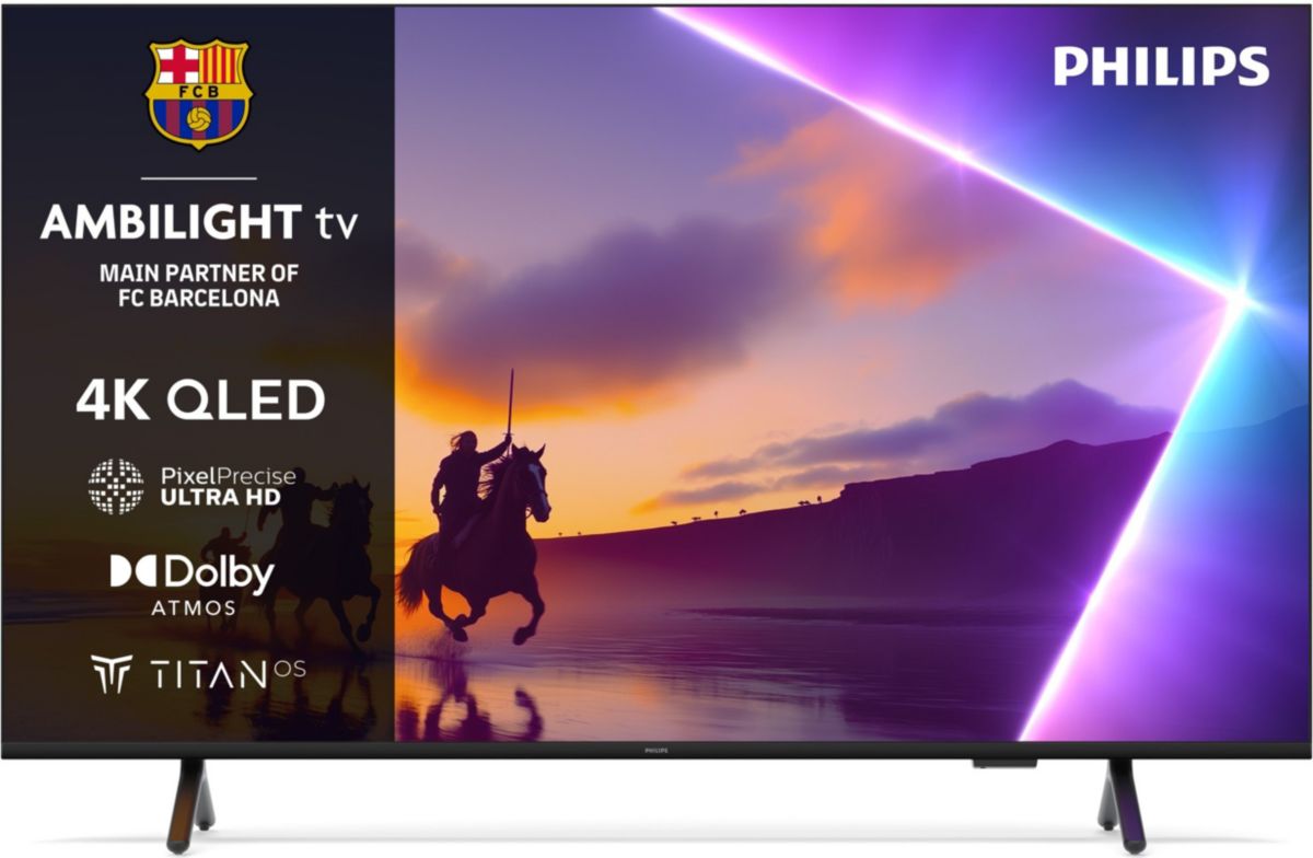 Televisor QLED PHILIPS 85PUS8500 Ambilight 2025 (215 cm)
