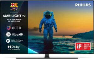 Televisor OLED PHILIPS 55OLED850 Ambilight 2025 (139 cm)