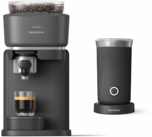 8720389032110_h_f_l_0-1.jpg Cafetera espresso automática PHILIPS Baristina BAR303/60, color negro + espumador de leche