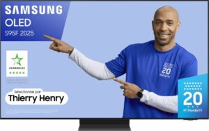Televisor OLED 4K con IA SAMSUNG TQ65S95F sin reflejos (2025)