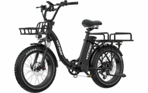 Bicicleta eléctrica plegable HITWAY 48V25Ah 20*4.0 e-bike negra