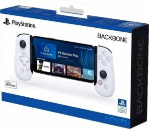 Manette de Jeu Backbone pour iPhone – Coloris Blanc Style PS5
